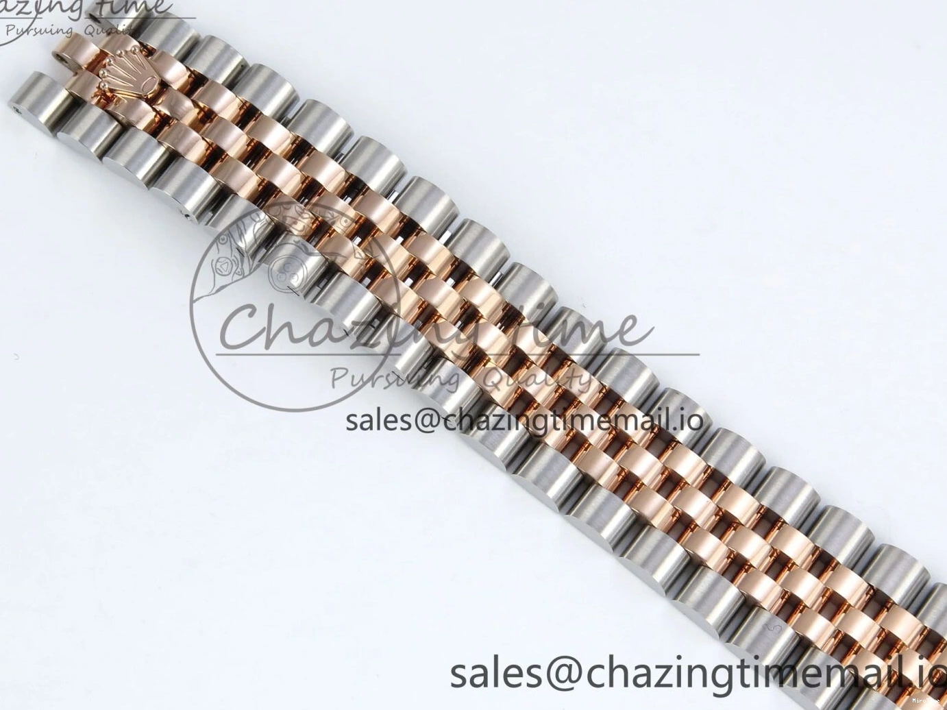 MiroTime 0102 QuickDry DateJust 31 278271 ARF 1:1 Best Edition 904L Steel White MOP Diamonds Dial on SS RG Jubilee Bracelet ETA 517